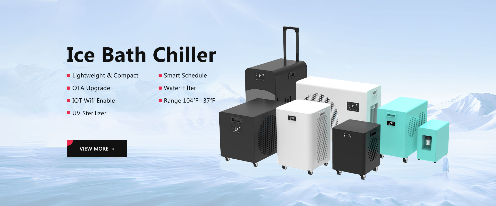 Chiller ledové lázně