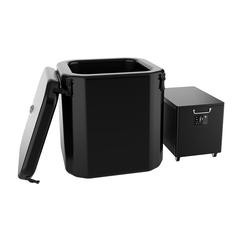 Nafukovací hlaveň ledové lázně s krytem