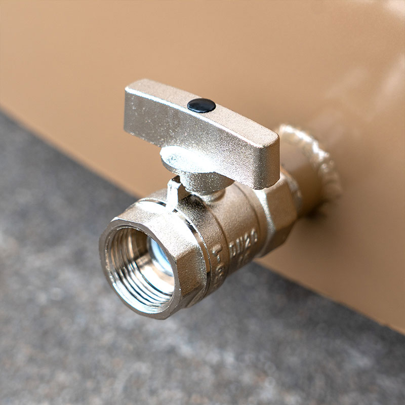 Studená ponorná vana z nerezové oceli Champagne Gold Full 304